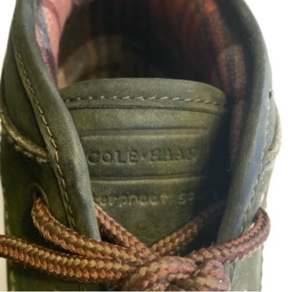 Cole Haan Sporting Two Tone Suede & Leather Laced Hiking Boots Waterproof 6 1/2 - Picture 5 of 11